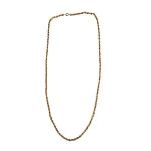 Elegant Gold Rope Chain Necklace